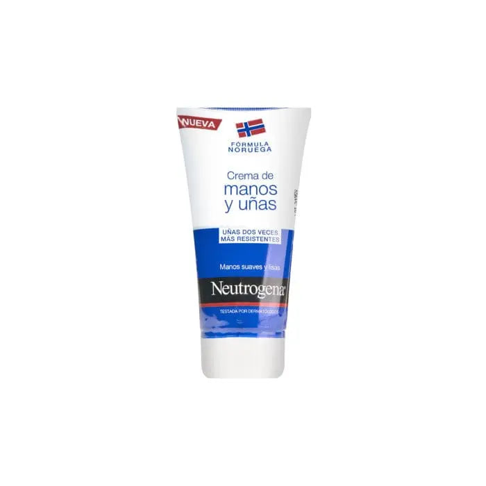 Neutrogena Hand and Nail Cream in 75ml jar, nourishing skincare product with soft, smooth hand and nail care.