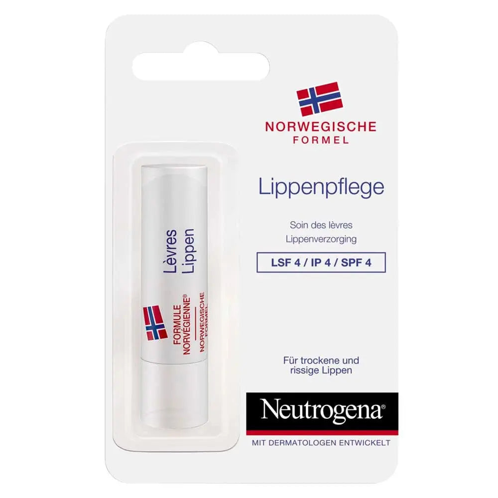 Neutrogena Lip Protector SPF 20 in 4.8g tube, with Jag Couture London New York branding, shown in a close-up image.