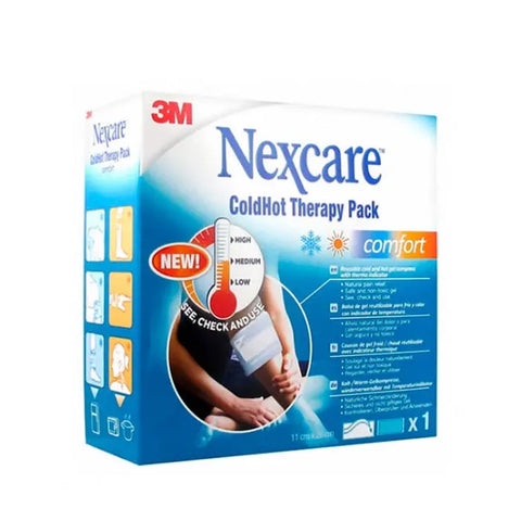 Nexcare Coldhot Comfort 10x26.5cm cold pack by Jag Couture London New York, showing the flexible, insulated cold therapy pack.