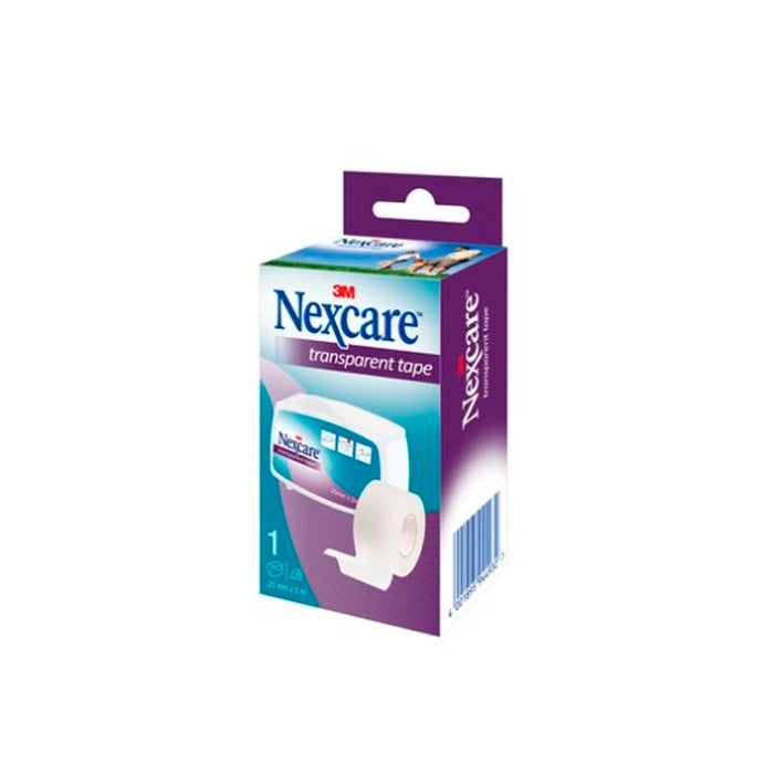 Nexcare Transparent Plasters Roll 2.5x5m from Jag Couture London New York showing clear adhesive bandages on a roll