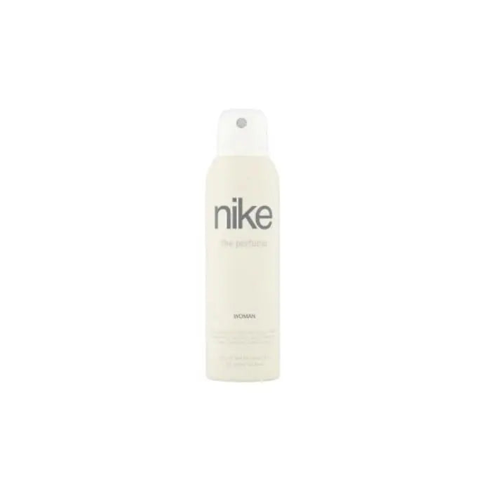 Nike The Perfume Woman deodorant spray 200ml, featuring a sleek design and floral scent, by Jag Couture London New York.
