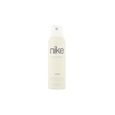 Nike The Perfume Woman deodorant spray in 200ml bottle, featuring a sleek design and floral scent, by Jag Couture London New York.