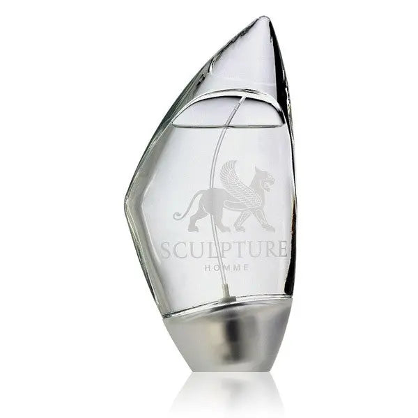 Nikos Sculpture Homme Eau De Toilette spray 100ml by Jag Couture London New York, featuring a sleek bottle design.