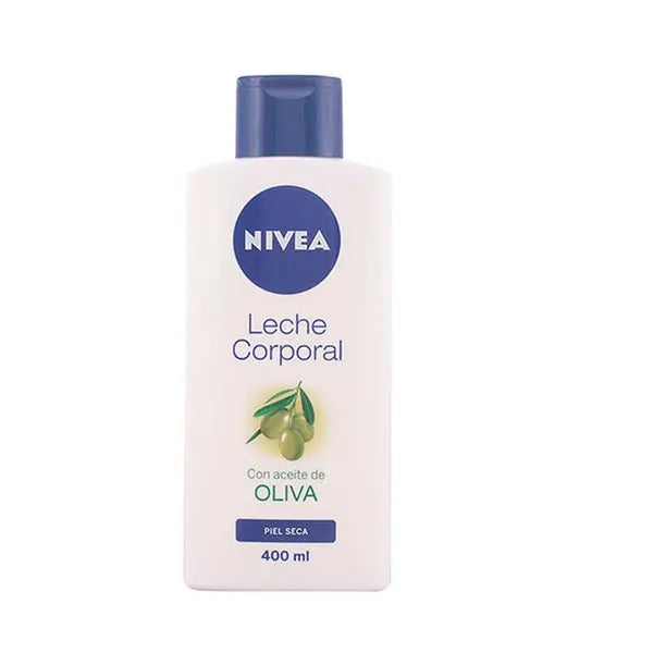 Nivea Body Lotion with Olive Oil in a 400ml bottle, featuring the product label and packaging from Jag Couture London - New York.