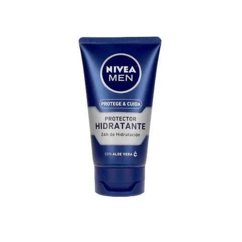Nivea Men Protect & Care Aloe Moisturizing Protector 75ml jar with label, suitable for facial and skin care.