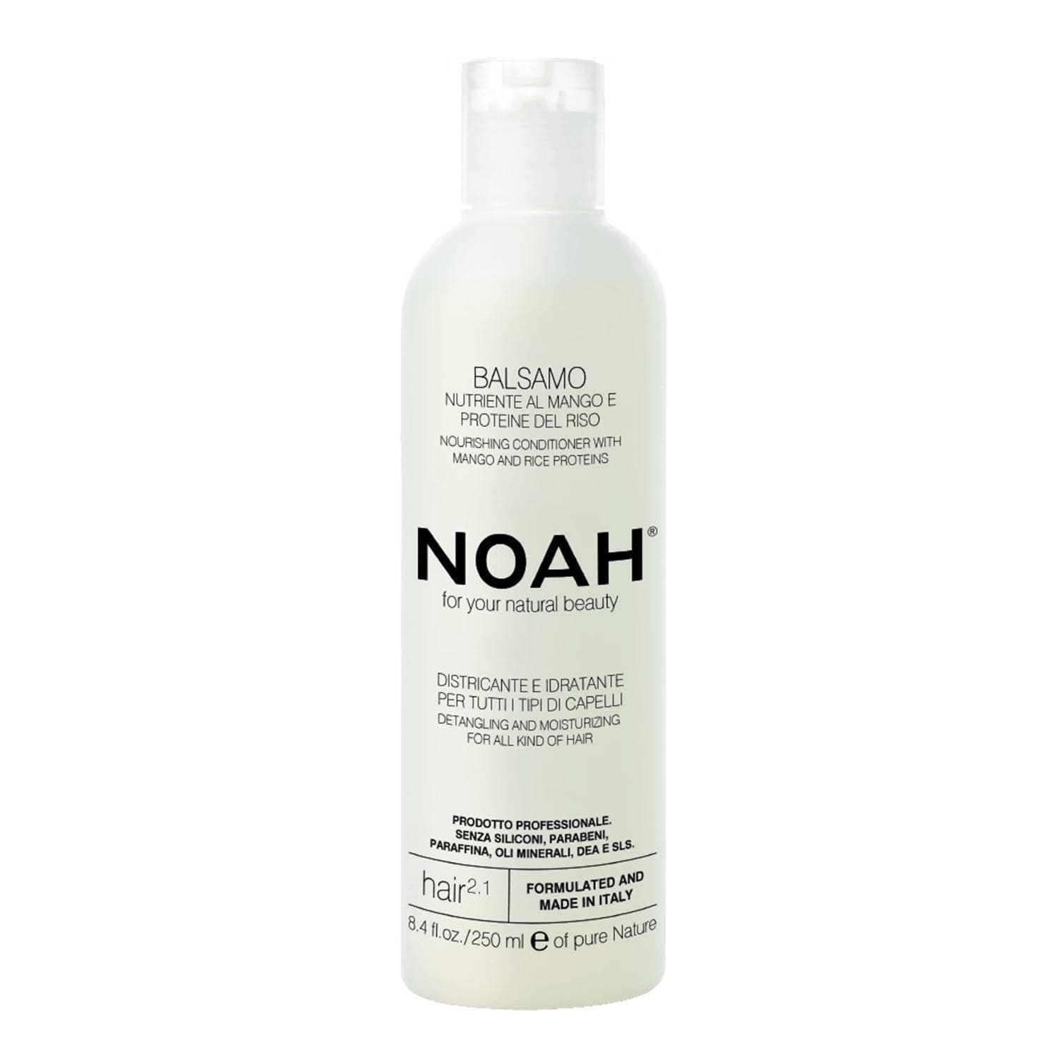 Jag Couture London Noah Nutritivo Mango Conditioner 250ml bottle with vibrant label and product details.