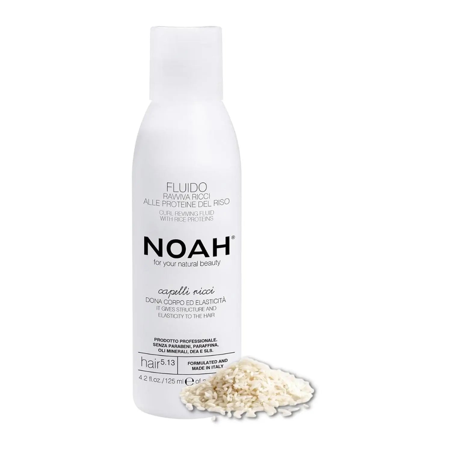 Jag Couture London Noah Style Fluido De Rizos, 125ml, with a sleek bottle showcasing the curly hair styling product.
