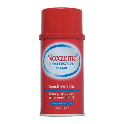 Jag Couture London New York Noxzema Protective Shave Foam for Sensitive Skin, 300ml bottle with foam for a smooth shave