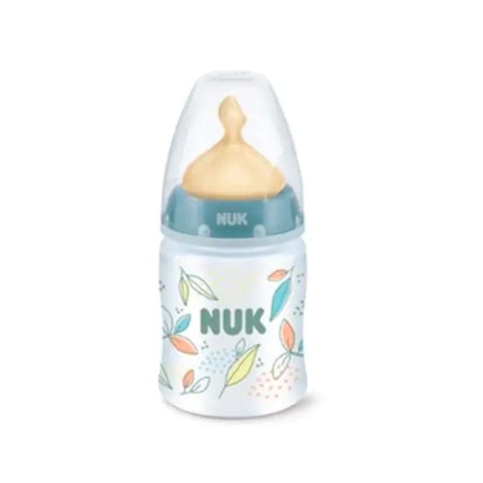 Nuk Baby Bottle 150ml for 0-6 months from Jag Couture London - New York, clear plastic bottle with a nipple for infants.