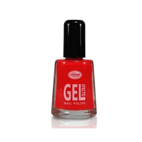 Nurana Gel Effect Nail Polish in Red by Jag Couture London, 10ml bottle with glossy finish and vibrant color.
