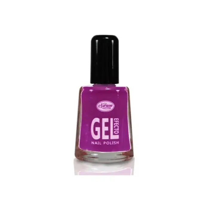 Nurana Gel Effect Nail Polish in Mauve by Jag Couture London, 10ml bottle with glossy gel finish.