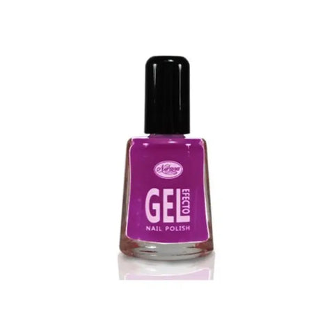 Nurana Gel Effect Nail Polish in Mauve by Jag Couture London, 10ml bottle with glossy gel finish.