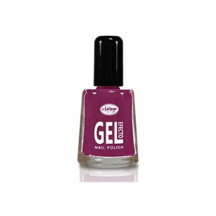 Jag Couture London Nurana Gel Effect Nail Polish in Fuchsia, 10ml bottle with vibrant pink color and glossy finish.