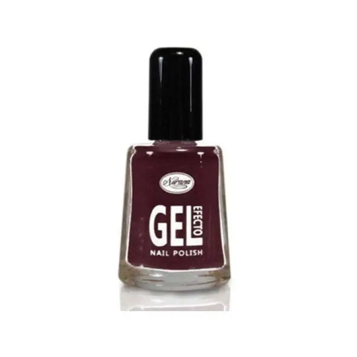 Nurana Gel Effect Nail Polish in Bordeaux by Jag Couture London - New York, 10ml bottle with glossy finish and elegant color.