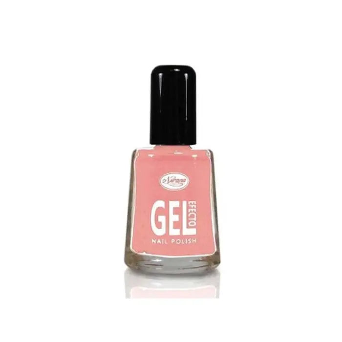 Nurana Gel Effect Nail Polish in Porcelain Pink by Jag Couture London, 10ml bottle with glossy finish and elegant design.