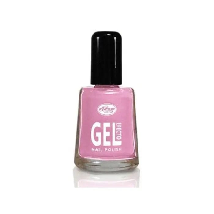 Nurana Gel Effect Nail Polish in Pearl Pink by Jag Couture London, 10ml bottle with glossy pink finish.