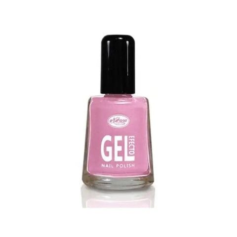 Nurana Gel Effect Nail Polish in Pearl Pink by Jag Couture London, 10ml bottle with glossy pink finish.