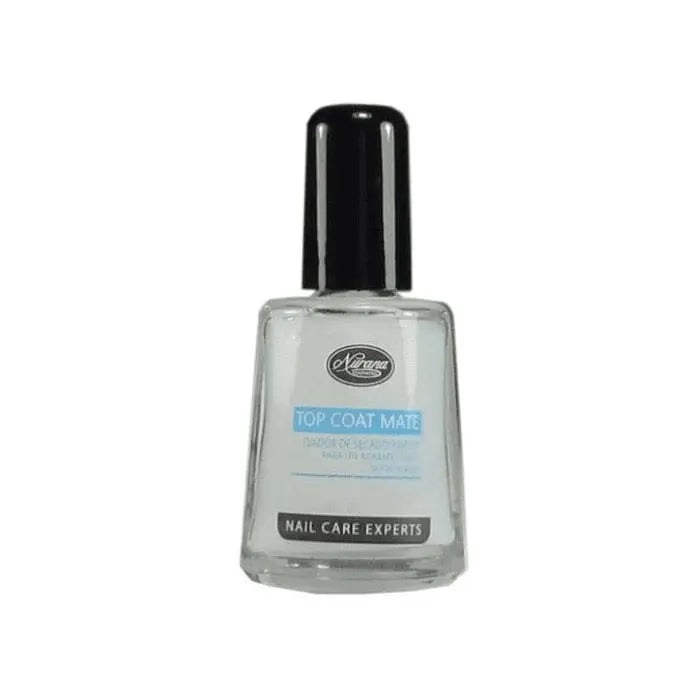 Nurana Top Coat Matte Gel by Jag Couture London in 10ml bottle, showcasing a matte finish for nail polish.