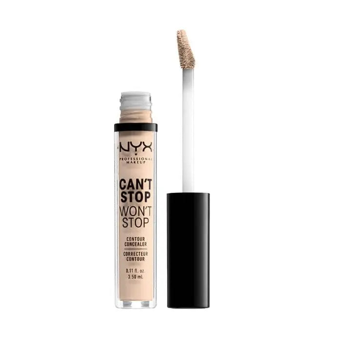 Nyx Can’t Stop Won’t Stop Full Coverage Contour Concealer in Fair, 3.5ml, from Jag Couture London - New York.