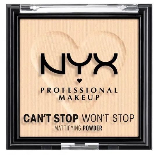 Nyx Can't Stop Won't Stop Mattifying Powder Fair - Jag Couture London - New York