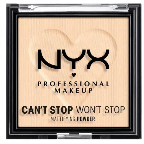 Nyx Can't Stop Won't Stop Mattifying Powder Fair - Jag Couture London - New York