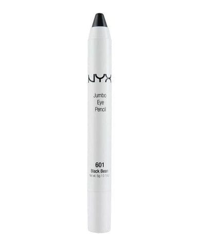Nyx Jumbo Eye Pencil in Black Bean, 5g by Jag Couture London - New York, showcasing the black eye pencil with its sleek packaging.