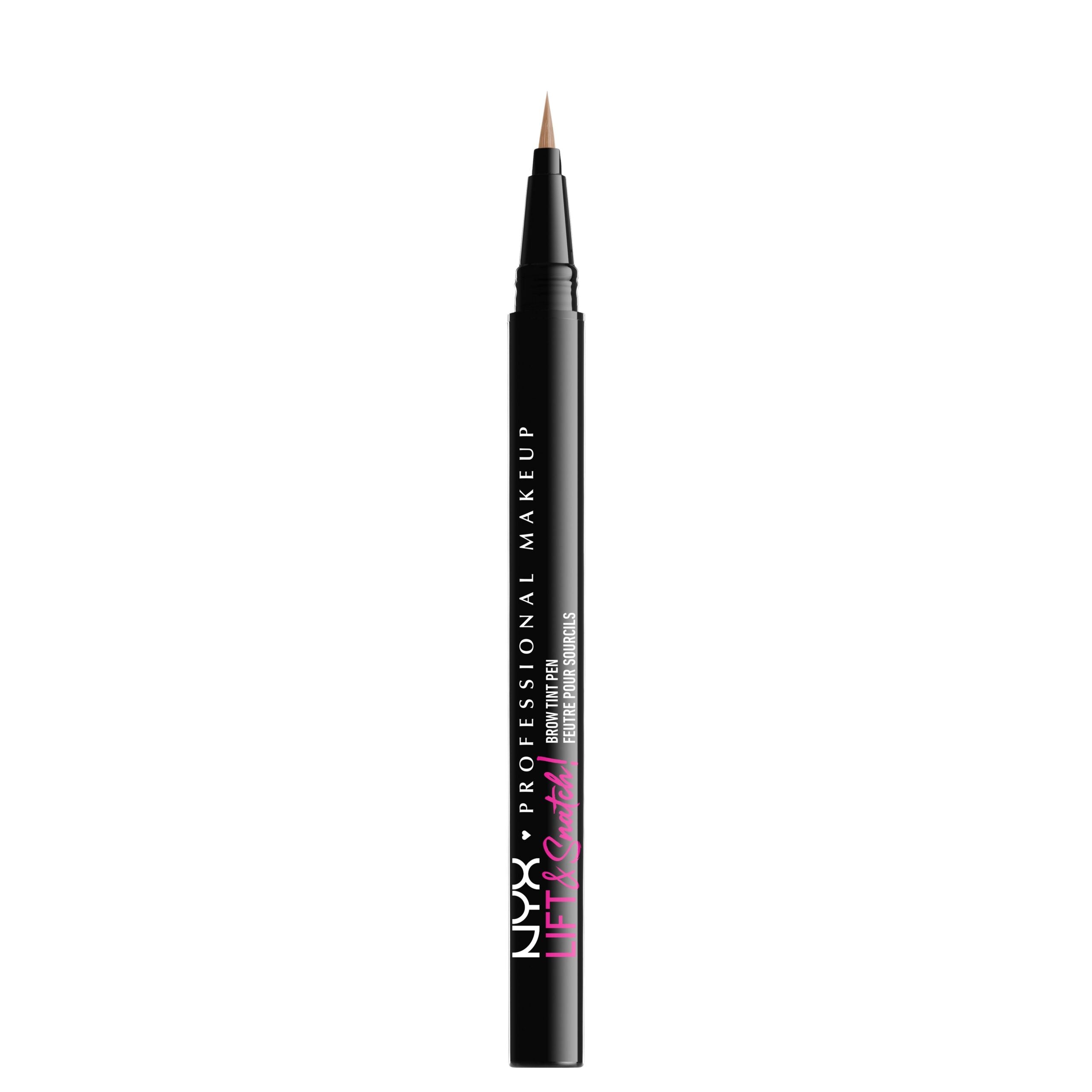 Nyx Professional Makeup Lift y Snatch! Brow Tint Pen in Taupe, with a sleek applicator and natural-looking brow tint.