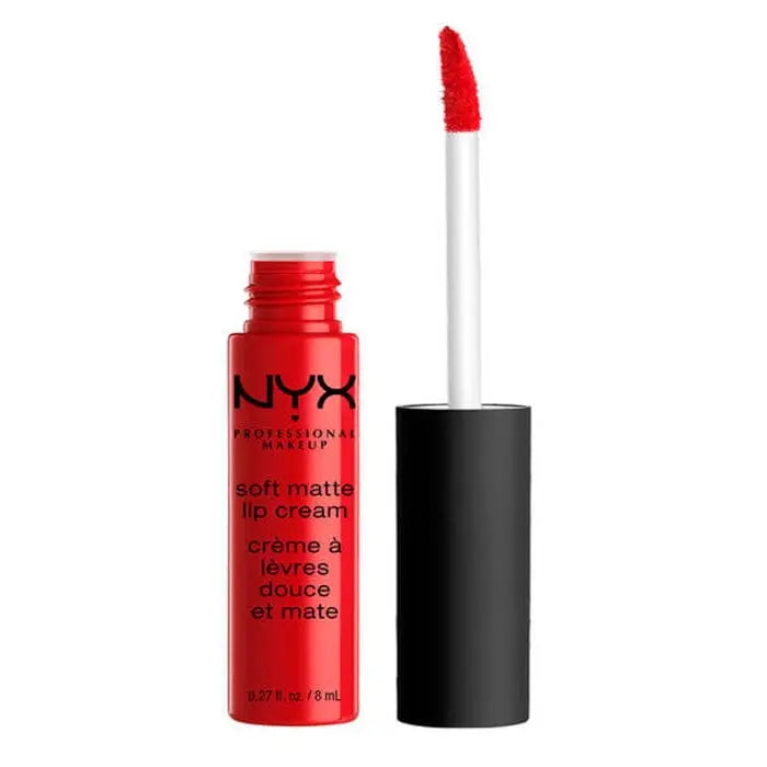 Nyx Soft Matte Lip Cream in Amsterdam, 8ml tube, featuring smooth, matte finish lip color from Jag Couture London - New York.