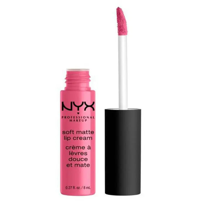 Nyx Soft Matte Lip Cream in Montreal, 8ml, by Jag Couture London - New York, featuring creamy, matte lipstick in a smooth tube.