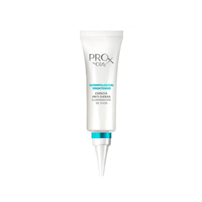Olay Pro X Anti-Dark Circle Brightening Essence 15g in a sleek jar, designed to reduce dark circles and brighten under-eye skin.