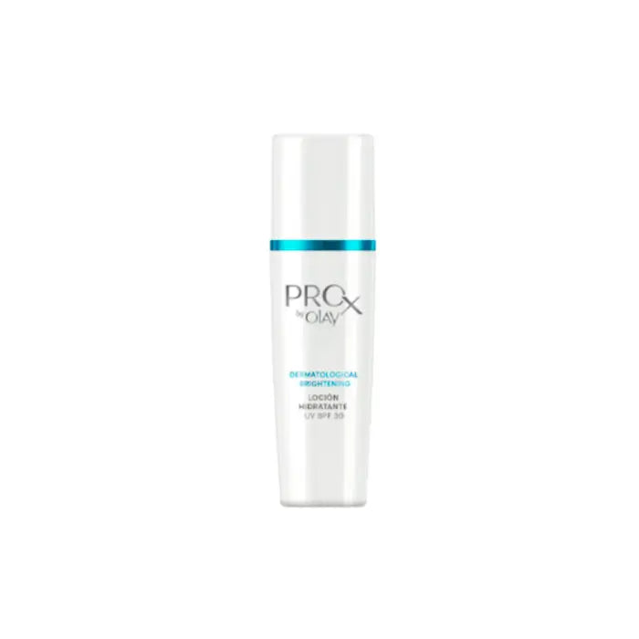 Olay Pro X Moisturizing Lotion with SPF 30 in 50ml bottle, featuring smooth texture and embossed packaging.