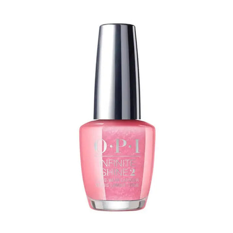 Opi Infinite Shine2 Cozu Melted In The Sun 15ml nail polish bottle from Jag Couture London New York, with a sleek black cap and clear label