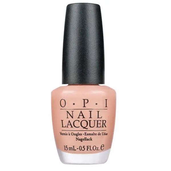 Jag Couture London New York OPI Nail Lacquer NLA15 Dulce De Leche 15ml bottle with glossy caramel-colored nail polish.