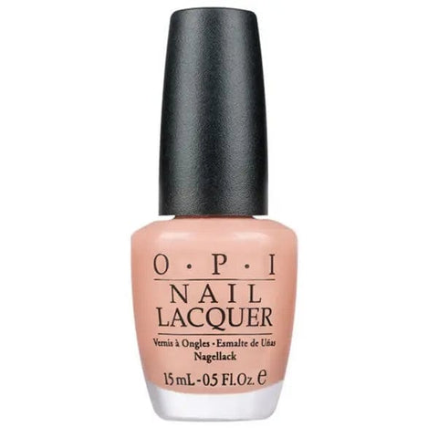 Jag Couture London New York OPI Nail Lacquer NLA15 Dulce De Leche 15ml bottle with glossy caramel-colored nail polish.