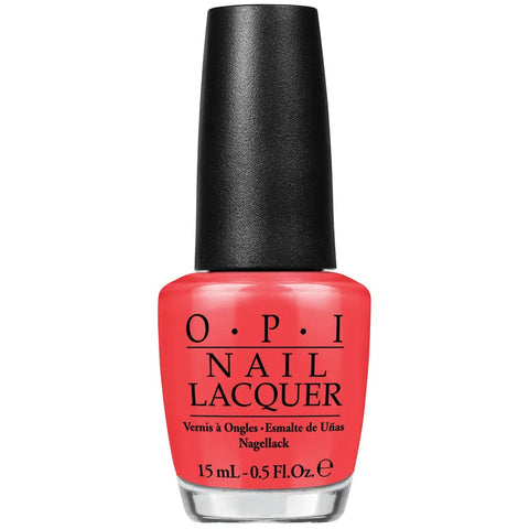 Opi Nail Lacquer Nla69 Live Love Carnaval 15ml by Jag Couture London-New York, vibrant colorful nail polish bottle.