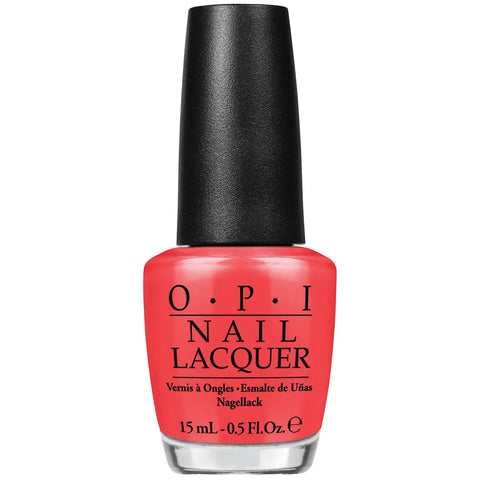 Opi Nail Lacquer Nla69 Live Love Carnaval 15ml by Jag Couture London New York showing vibrant purple nail polish bottle