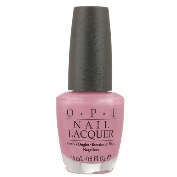 Opi Nail Lacquer NLG01 Aphrodite S Pink Nightie 15ml in pink shade, showcasing the vibrant nail polish bottle from Jag Couture London.