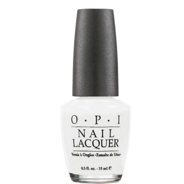 Jag Couture London New York Opi Nail Lacquer Nll00 Alpine Snow 15ml clear nail polish bottle with white cap