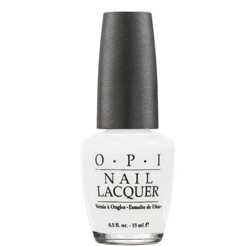 Jag Couture London New York Opi Nail Lacquer Nll00 Alpine Snow 15ml clear nail polish bottle with white cap