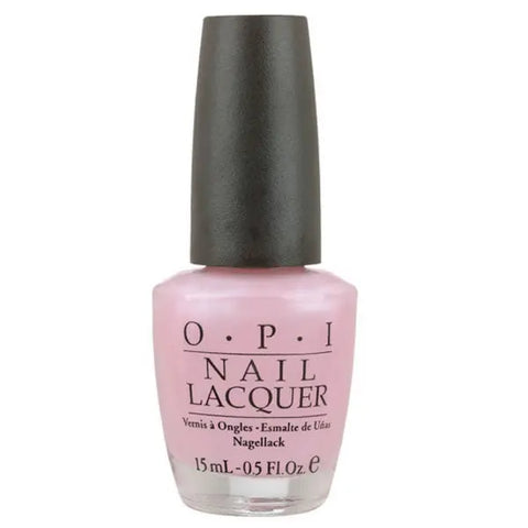 Opi Nail Lacquer NLS79 Rosy Future 15ml in a vibrant pink shade with a glossy finish, by Jag Couture London New York.
