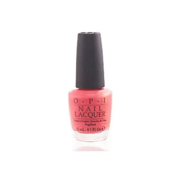 Opi Nail Lacquer NLT30 Eat Mainelhy Lobster 15ml in vibrant lobster red color, displayed in a clear bottle with brand label.