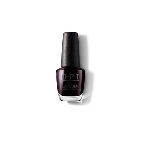 Opi Nail Lacquer NLW42 Lincoln Park After Dark in 15ml bottle, dark purple nail polish from Jag Couture London New York