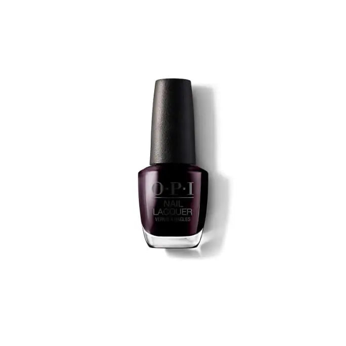 Opi Nail Lacquer Nlw42 Lincoln Park After Dark 15ml, dark plum nail polish from Jag Couture London New York.