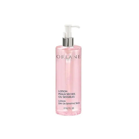 Jag Couture London New York Orlane dry and sensitive skin lotion, 400ml bottle, gentle skincare for dry or sensitive skin.