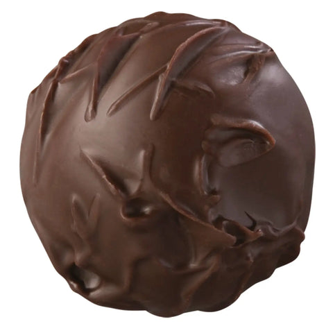 Oskar Puur dark chocolate with hazelnut praline 14.9g by Jag Couture London New York, shown with rich chocolate and hazelnut filling