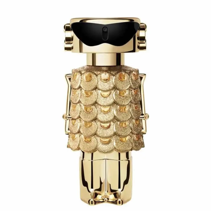 Refillable 80ml Paco Rabanne Fame Intense Eau de Perfume spray, featuring elegant packaging and premium perfume bottle.