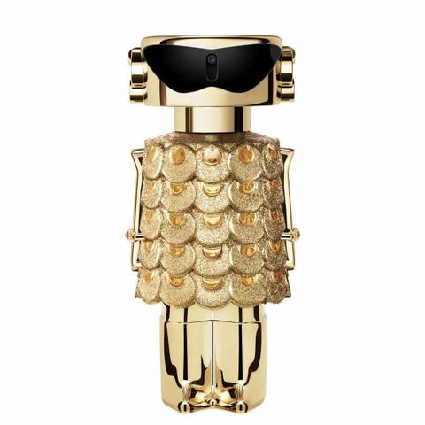 Paco Rabanne Fame Intense Eau De Perfume Spray 80ml refillable bottle, featuring sleek design and elegant fragrance packaging.