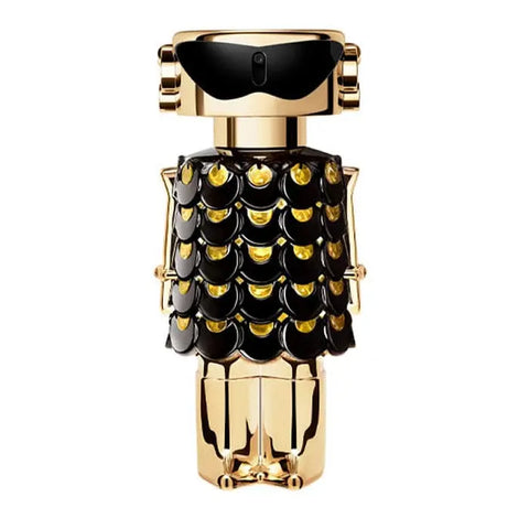 Paco Rabanne Fame parfum spray 50ml bottle displayed with sleek design, captured in a high-quality image.