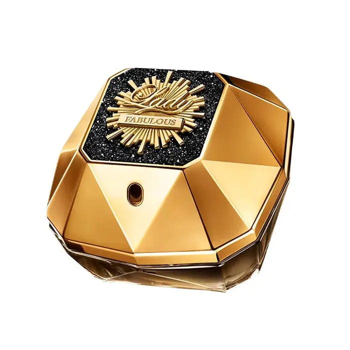 Paco Rabanne Lady Million Fabulous Eau de Parfum Intense spray 80ml, luxurious fragrance bottle with gold accents.