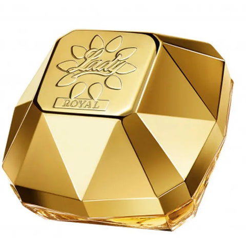 Paco Rabanne Lady Million Royal Eau de Parfum spray 30ml with elegant gold bottle and luxurious packaging.